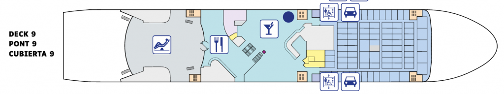 Mont Saint Michel Accessible map Deck 9