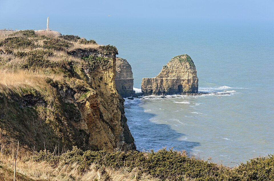 Pointe du Hoc Normandy Cliffs.