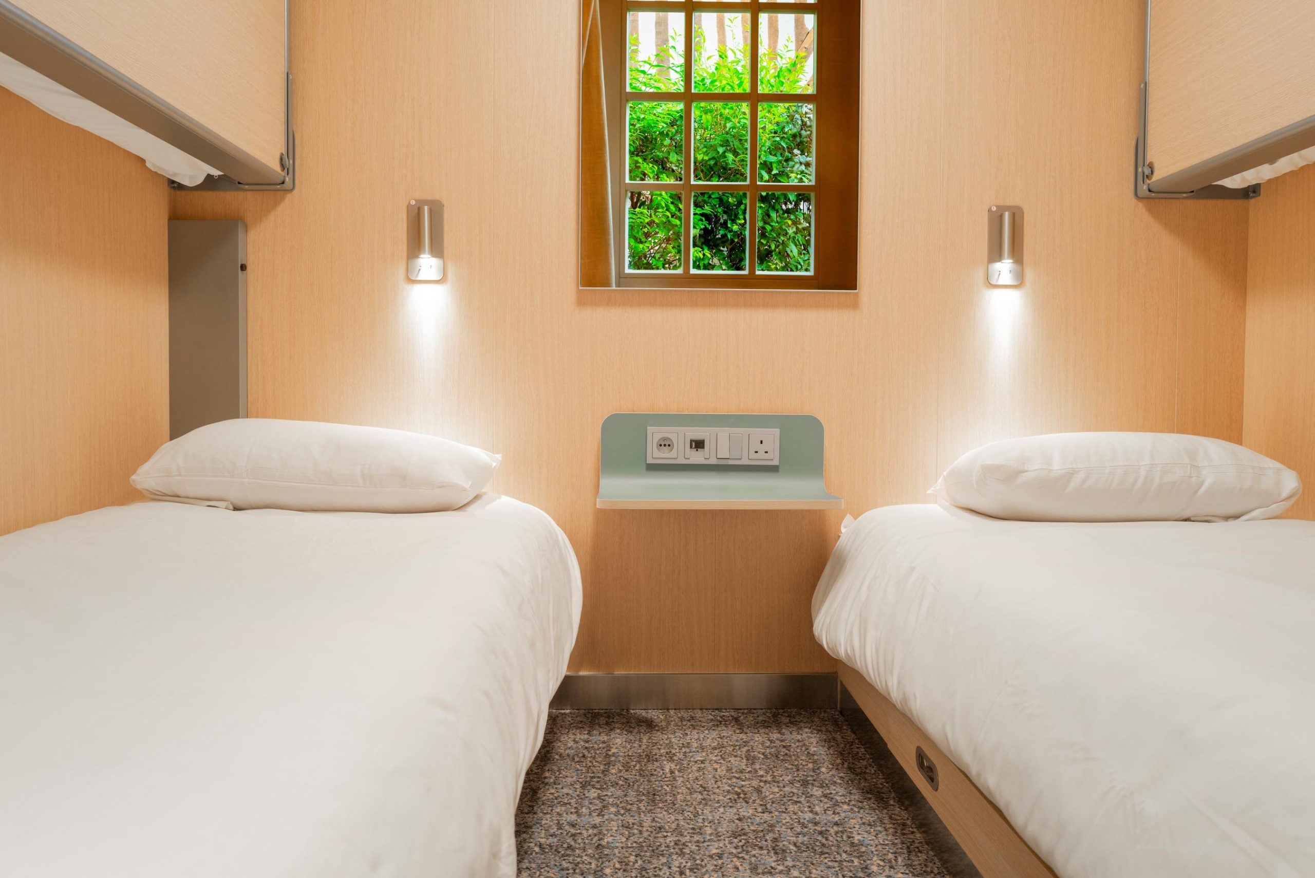 4-berth inside cabin on the Guillaume de Normandie with bunk-style beds